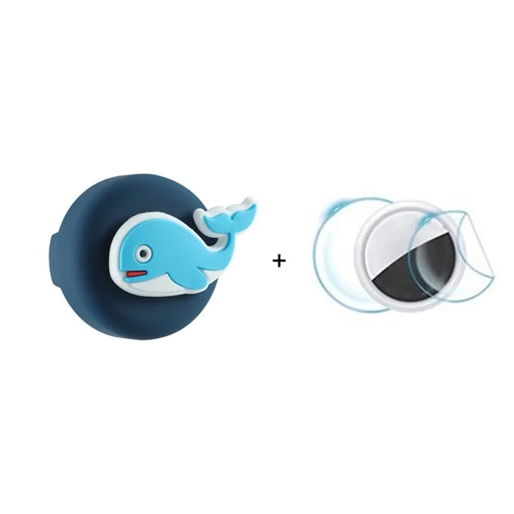 For Apple AirTag Cute Cartoon Pattern Holder Hidden Tracker Cover, Easily Attach to Shoelace