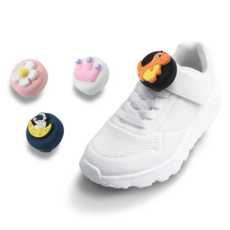 For Apple AirTag Cute Cartoon Pattern Holder Hidden Tracker Cover, Easily Attach to Shoelace