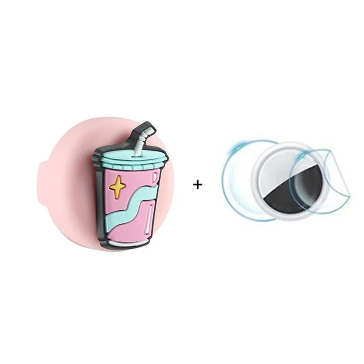 For Apple AirTag Cute Cartoon Pattern Holder Hidden Tracker Cover, Easily Attach to Shoelace
