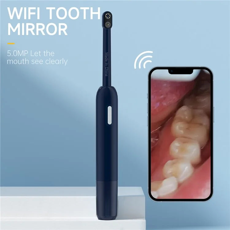 Z70 5MP Wireless Dental Endoscope Teeth Observation Oral Microscope with LED Light - Blue