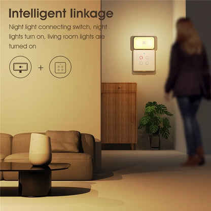 MG-YD101 Human Body Sensor Tuya App Voice Control Intelligent Wireless Night Light