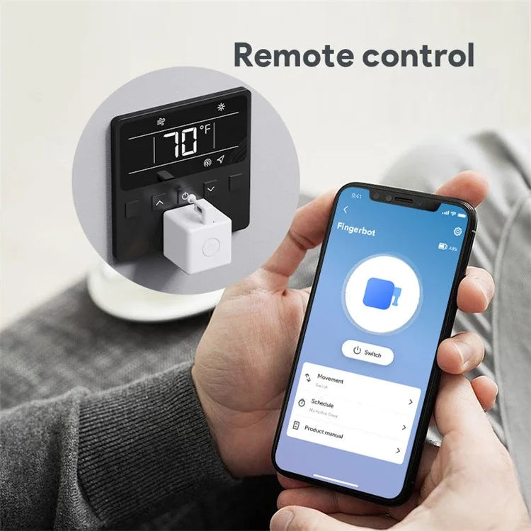 ADFBB531 Rechargeable Tuya Bluetooth Smart Touch Pusher Arm Fingerbot Plus Switch Button
