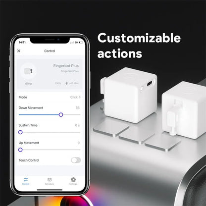 ADFBB531 Rechargeable Tuya Bluetooth Smart Touch Pusher Arm Fingerbot Plus Switch Button