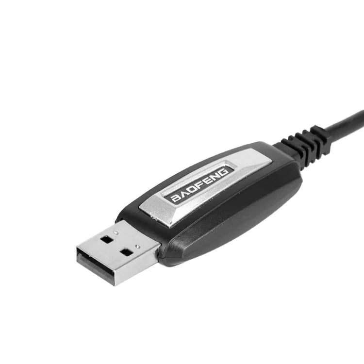 BAOFENG Universal 2-pin Plug USB Programming Cable for Puxing / Baofeng / Wouxun Car Walkie Talkie