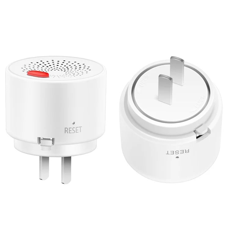 WiFi Gas Leak Sensor Tuya Natural Gas Alarm Plug In Explosive Gas Detector for Home