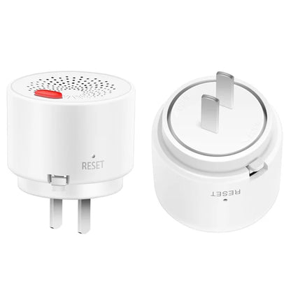WiFi Gas Leak Sensor Tuya Natural Gas Alarm Plug In Explosive Gas Detector for Home