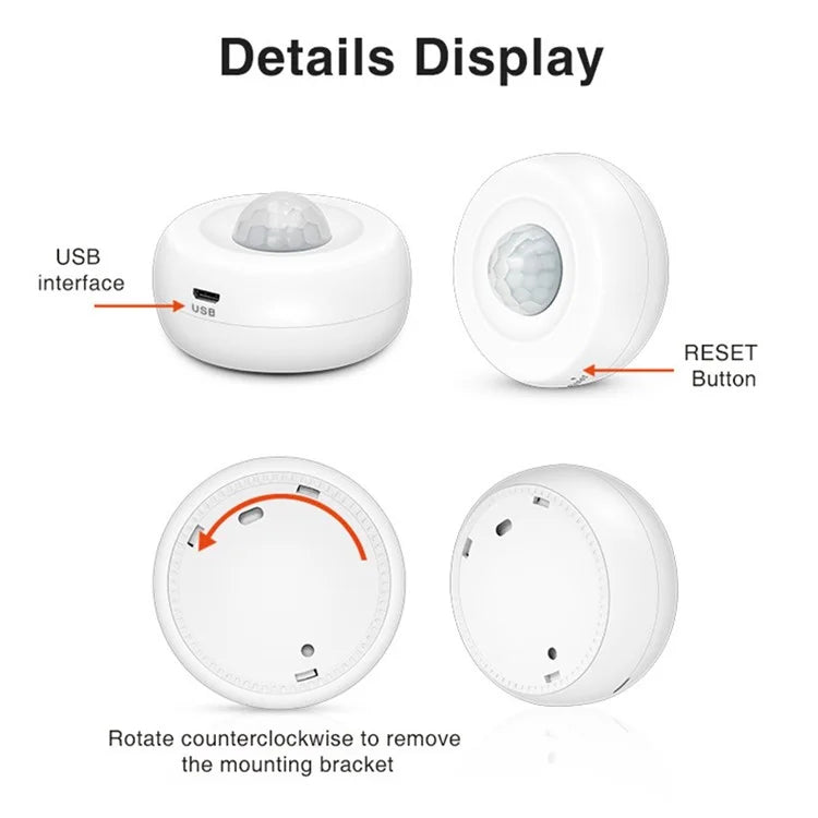Human Presence Sensor Tuya Zigbee 3.0 Motion Detection PIR Sensor