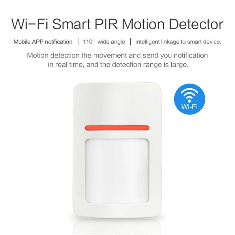 Tuya WiFi Human Body Motion Sensor Low Power Consumption Smart Home Infrared Detector