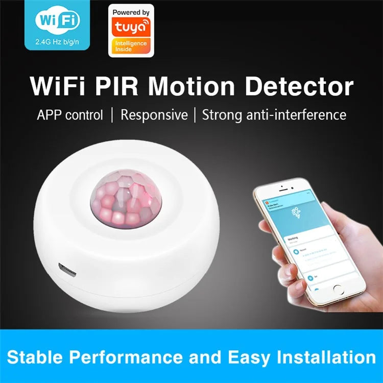 WiFi Human Presence Sensor Tuya Smart App Control Motion Detection PIR Sensor
