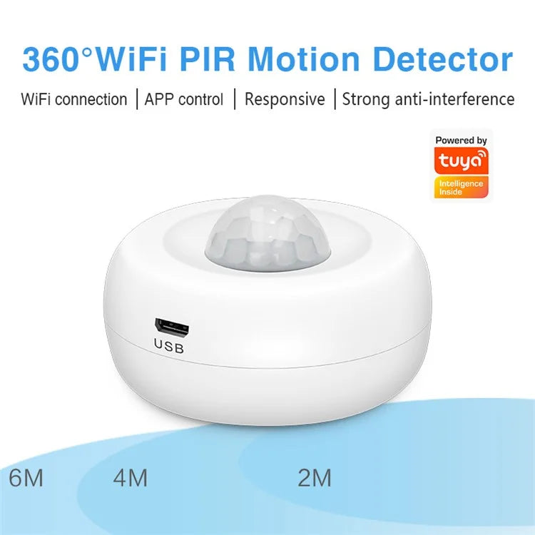 WiFi Human Presence Sensor Tuya Smart App Control Motion Detection PIR Sensor
