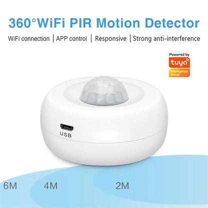 WiFi Human Presence Sensor Tuya Smart App Control Motion Detection PIR Sensor