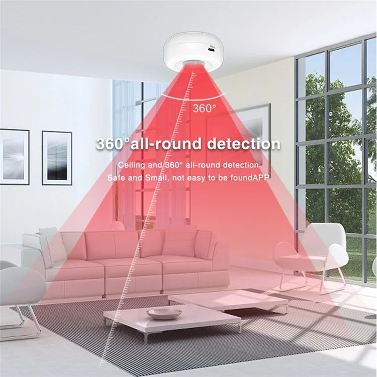 WiFi Human Presence Sensor Tuya Smart App Control Motion Detection PIR Sensor