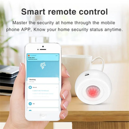 WiFi Human Presence Sensor Tuya Smart App Control Motion Detection PIR Sensor