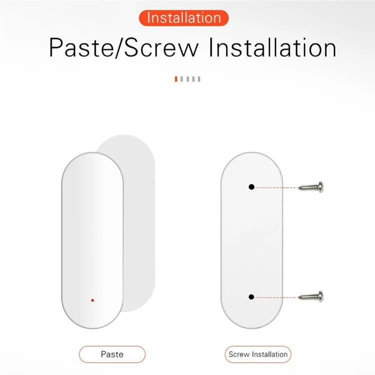 WiFi Tuya Smart Door Open Contact Sensor Magnetic Light Sensing Door Window Sensor Detector