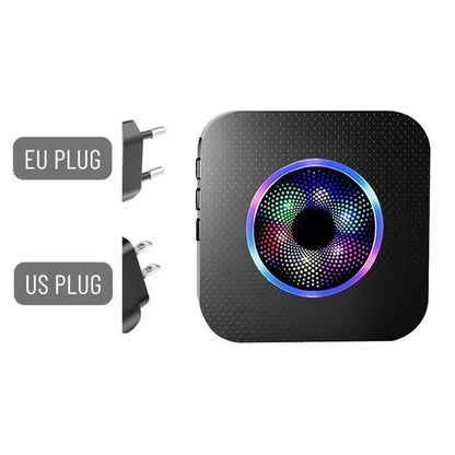 N65Q-1T1 Wireless Door Bell Home Elderly Care Flashing Adjustable Volume Doorbell, 1 Transmitter+1 Receiver