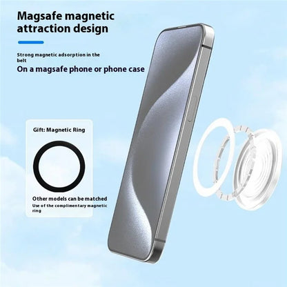 MG02 Compatible with MagSafe Magnetic Sticker Wall Mounted Phone Holder Mount for iPhone / Android Phone