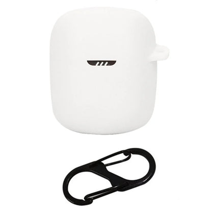 For JBL Quantum Stream Wireless USB-C Silicone Case Bluetooth Earphone Cover with Hanging Buckle