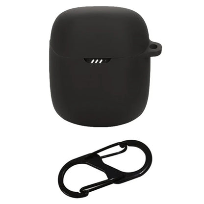 For JBL Quantum Stream Wireless USB-C Silicone Case Bluetooth Earphone Cover with Hanging Buckle