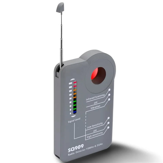 SQ909 Wireless RF Signal Detector Hidden Camera Detector GPS Tracker Scanning Device