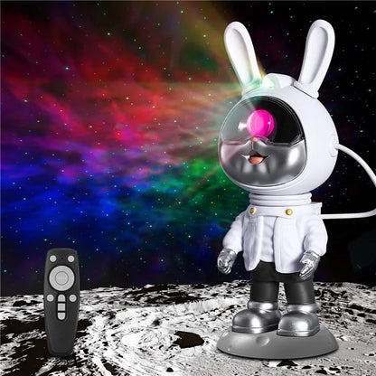k2309 Space Rabbit Brightness Adjustable Starry Sky Projection Lamp Atmosphere Night Light