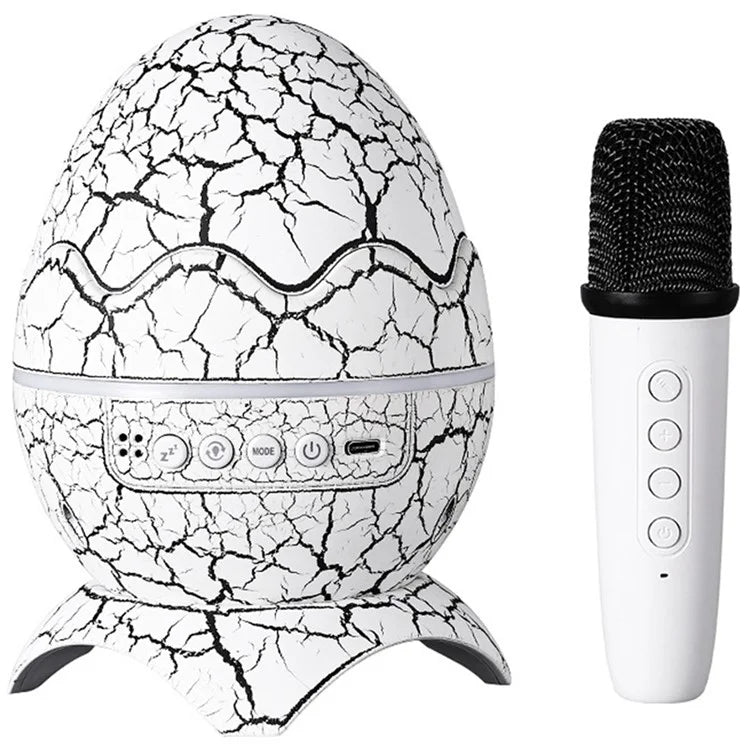 k2310 Dinosaur Egg Galaxy Star Projector Starry Night Light Bluetooth Speaker Music Player with Microphone