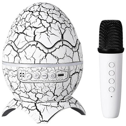 k2310 Dinosaur Egg Galaxy Star Projector Starry Night Light Bluetooth Speaker Music Player with Microphone
