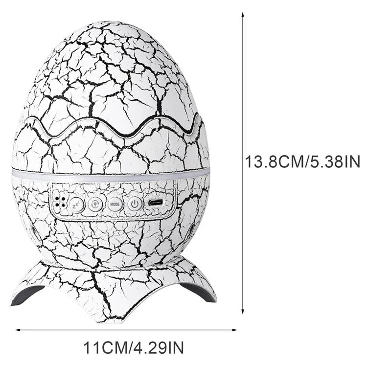 k2310 Dinosaur Egg Galaxy Star Projector Starry Night Light Bluetooth Speaker Music Player with Microphone