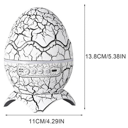 k2310 Dinosaur Egg Galaxy Star Projector Starry Night Light Bluetooth Speaker Music Player with Microphone