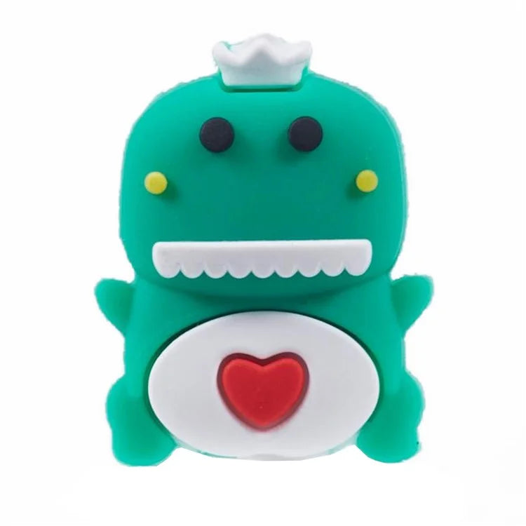 Cartoon Silicone Cable Protector Cord Saver USB Cable Buddies Holder for Smartphone