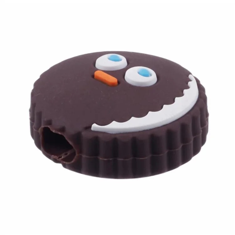 Cartoon Silicone Cable Protector Cord Saver USB Cable Buddies Holder for Smartphone