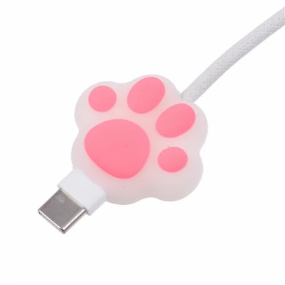 Cartoon Silicone Cable Protector Cord Saver USB Cable Buddies Holder for Smartphone