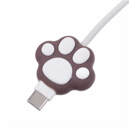 Cartoon Silicone Cable Protector Cord Saver USB Cable Buddies Holder for Smartphone