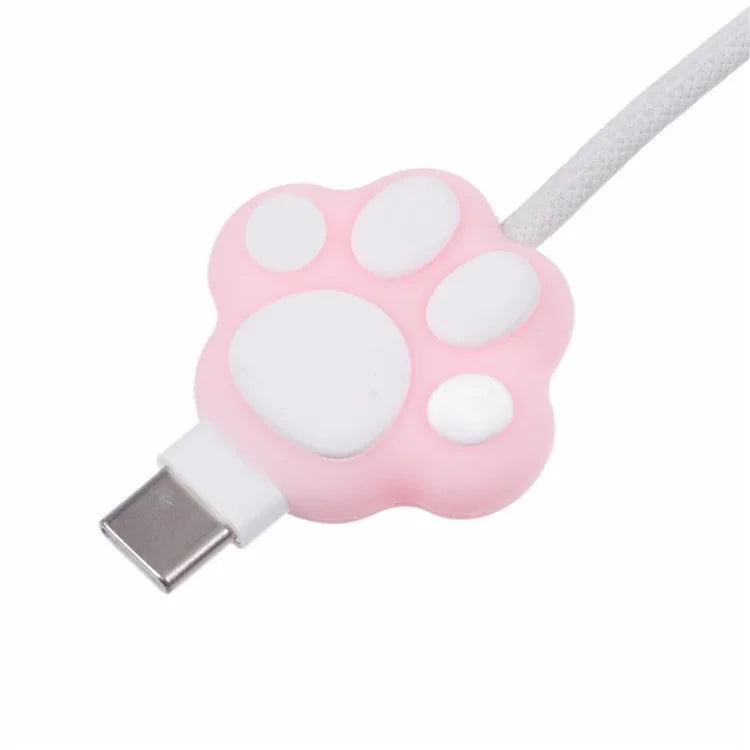 Cartoon Silicone Cable Protector Cord Saver USB Cable Buddies Holder for Smartphone
