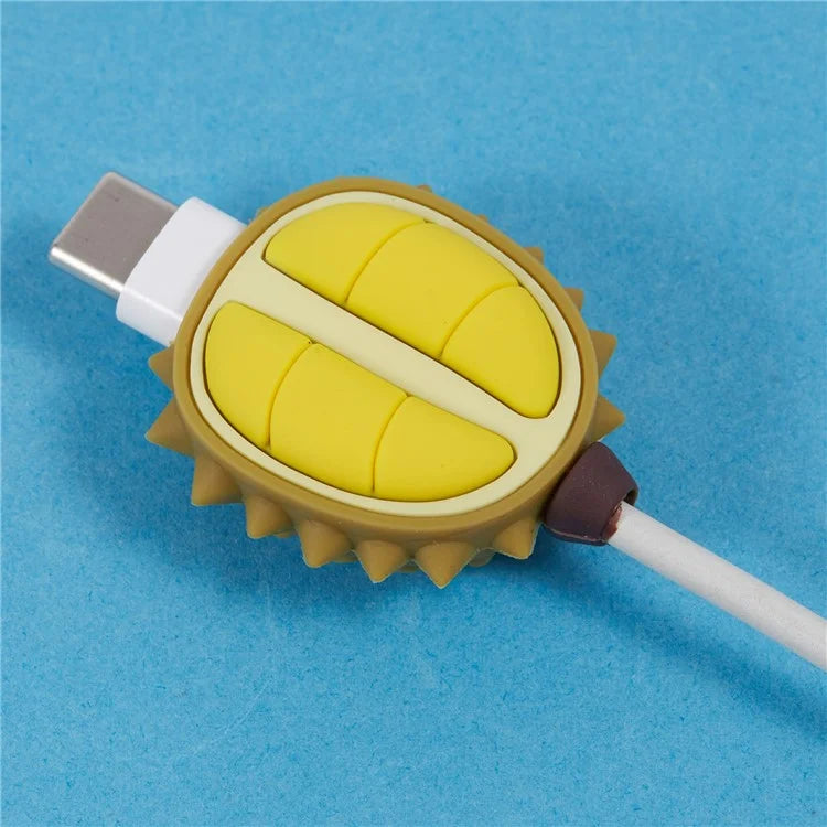 Cute Cartoon Data Cable Protector Prevent Breakage Charging Cord Saver Silicone Case