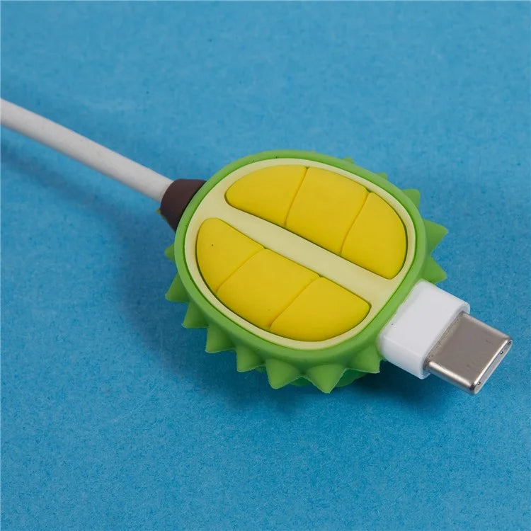 Cute Cartoon Data Cable Protector Prevent Breakage Charging Cord Saver Silicone Case