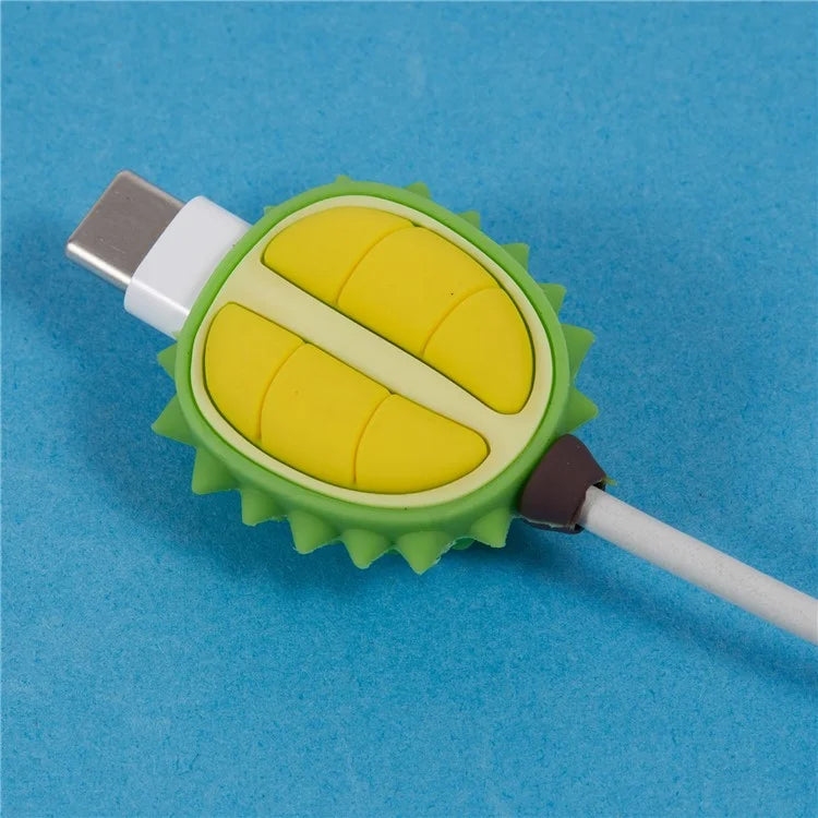 Cute Cartoon Data Cable Protector Prevent Breakage Charging Cord Saver Silicone Case
