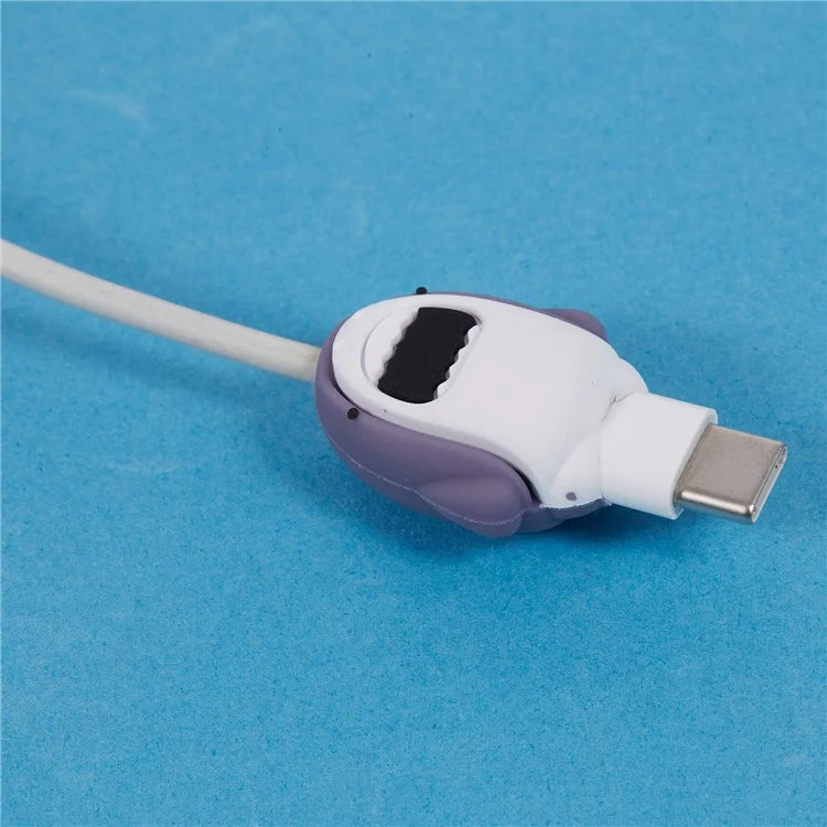 Cute Cartoon Data Cable Protector Prevent Breakage Charging Cord Saver Silicone Case