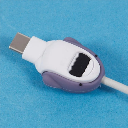 Cute Cartoon Data Cable Protector Prevent Breakage Charging Cord Saver Silicone Case