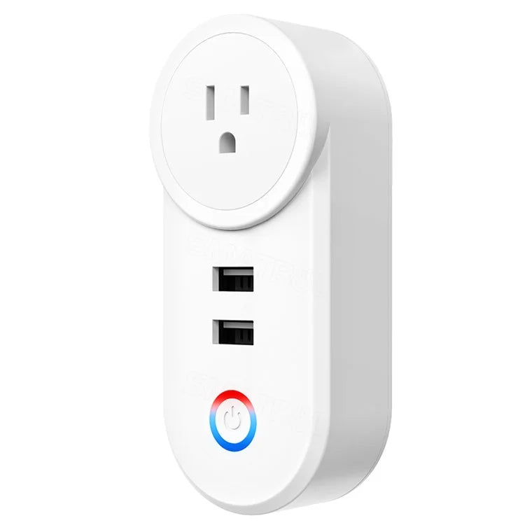 Tuya Bluetooth+Wifi Smart Plug 16A Power Socket Wall Charger with USB Port