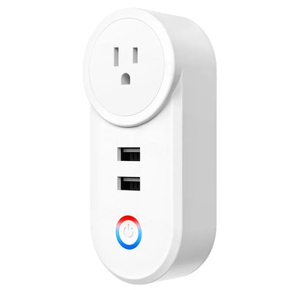 Tuya Bluetooth+Wifi Smart Plug 16A Power Socket Wall Charger with USB Port