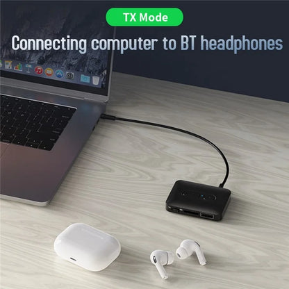B58 Bluetooth 5.4 Transmitter Receiver MP3 AUX Adapter for TV / Computer