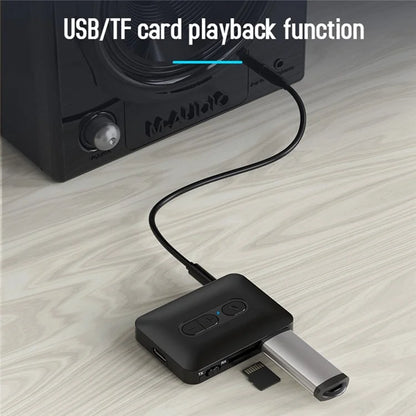 B58 Bluetooth 5.4 Transmitter Receiver MP3 AUX Adapter for TV / Computer