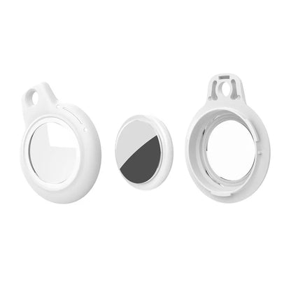 For AirTag Waterproof Case Hard PC Protective Cover Holder with Keychain