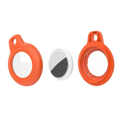 For AirTag Waterproof Case Hard PC Protective Cover Holder with Keychain