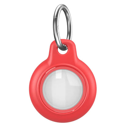 For AirTag Waterproof Case Hard PC Protective Cover Holder with Keychain