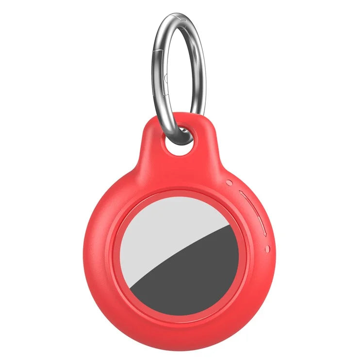 For AirTag Waterproof Case Hard PC Protective Cover Holder with Keychain