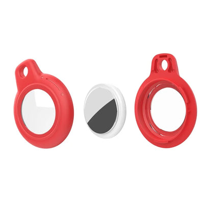 For AirTag Waterproof Case Hard PC Protective Cover Holder with Keychain