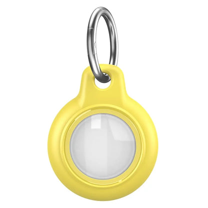 For AirTag Waterproof Case Hard PC Protective Cover Holder with Keychain