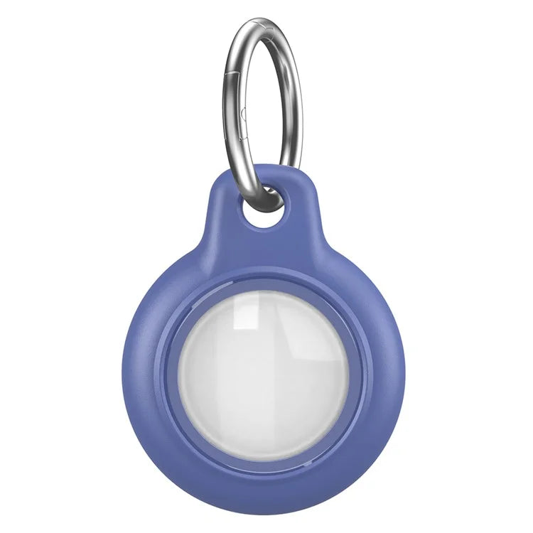 For AirTag Waterproof Case Hard PC Protective Cover Holder with Keychain