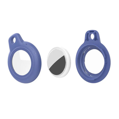 For AirTag Waterproof Case Hard PC Protective Cover Holder with Keychain